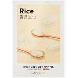 MISSHA – Airy Fit Rice Sheet Mask (19g)  Rizs maszk